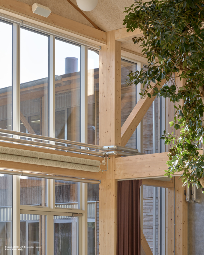 Façade intérieure de la LKR Innovation House