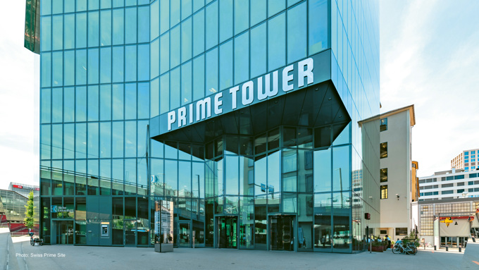 Extérieur de la Prime Tower