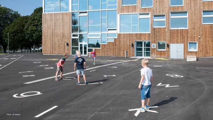 Mesterfjellet Skole - cour d'école