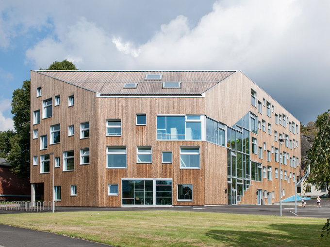 Façade Mesterfjellet Skole